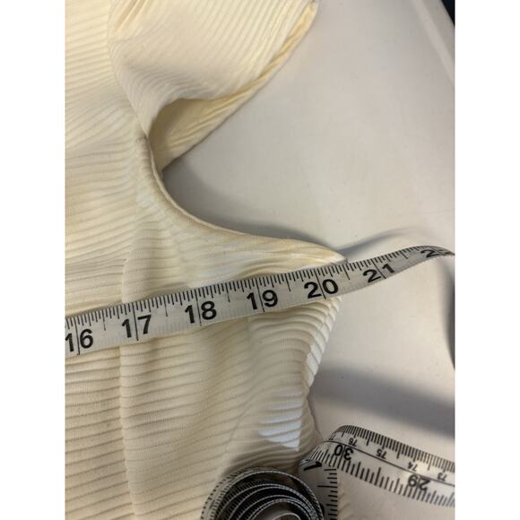 Elle Cream Office Wear Blouse XL - Picture 4 of 4